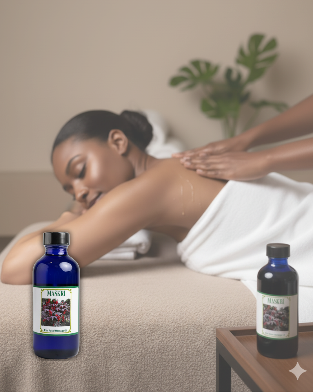 Maskri Pain Relief Massage Oil